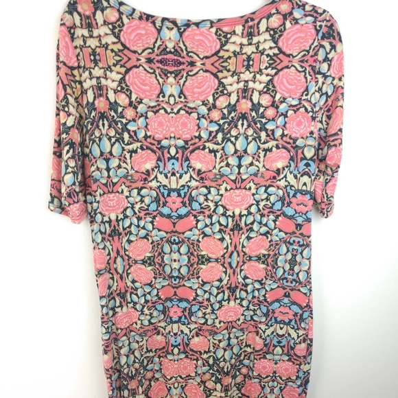 BOGO Lularoe Julia Roses Dress Abstract Pattern - Picture 5 of 5